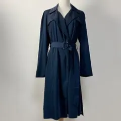 ZARA BASIC ザラベーシック トレンチコート ネイビー EUR：M