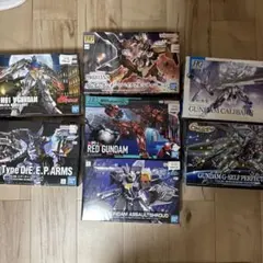 組み立て済みガンプラHG,MG,EG 他30MMアーマードコアまとめ売り