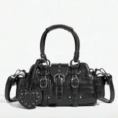 SHEIN Y2K ハートペンダントヴィンテージ手提げバッグ