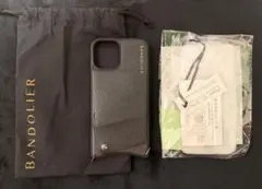 BANDOLIER iPhone12/12Proケース ブラック