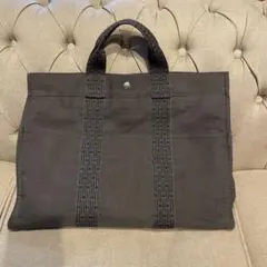 HERMES エールライン トートバッグ MM グレーのサムネイル