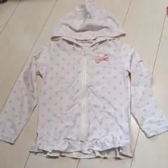 【マザウェイズ】女の子用 小学生 ラッシュガード 120cm