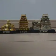 国宝 松本城 名古屋城 姫路城 置物 3点セット