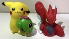 BANDAI　ポケモンキッズ　ポケモン指人形　ソフビ　２点セット