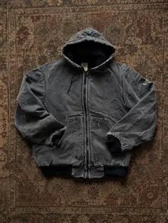 90sCarhartt アクティブジャケット フェード ボロ オニキスブラック