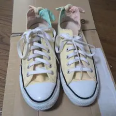 CONVERSE ALL STAR イエロー スニーカー　リボン