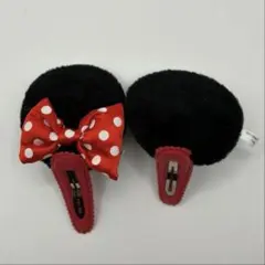 ディズニー ミニーマウス ヘアピン