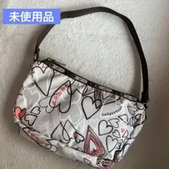 【未使用】レスポートサック　ルル　ミニバッグ　ハート　ポーチ　柄出良
