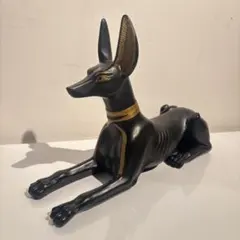 エジプトの犬の装飾アヌビスの家の装飾ラッキー繁栄アールデコ - メルカリ