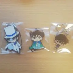 名探偵コナン ラバーストラップ アクリルキーホルダー 江戸川コナン 怪盗キッド