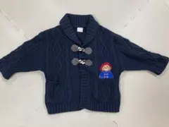 プティマイン　【パディントン】ケーブルニットカーデ　サイズS(80-90)