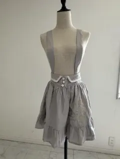 リズリサ　サスペンダー付きフリルスカート