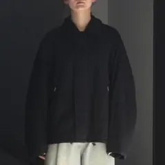 エイトン25AWマットエアリーナイロンウールパデッドハリントンジャケットサイズ6