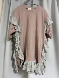 【新品未使用】merry jenny circle frill tee ピンクのサムネイル