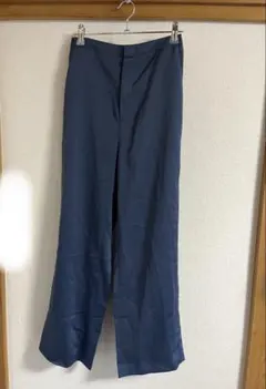 ネイビー ワイドパンツ Sサイズ