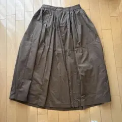 UNIQLO ダークブラウン フレアスカート M