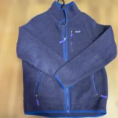 patagonia フリースジャケット M 紫　レトロパイルジャケット