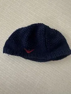 ARMANI JUNIOR ニット帽 ネイビーのサムネイル