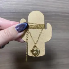 限定セール！現品限り！ゴールド ハート　ペンダント ネックレス　カジュアル　海