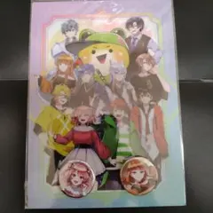 カラフルピーチ 缶バッジ 下敷き セット