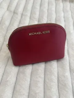 MICHAEL KORS レッド ポーチ