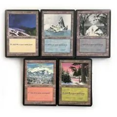 ICE 基本土地 基本地形 英語約50枚 アイスエイジ 旧枠 人気絵柄