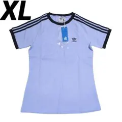 XL）adidas ワッフル 半袖Tシャツ アディダスオリジナルス ブルー 水色