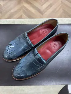 未使用品 GRENSON キルトローファー エナメル パテント UK7のサムネイル