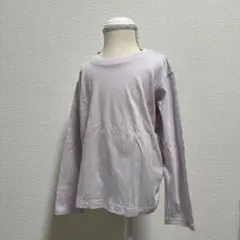 子供用ロンT 120cm ライトパープル 長袖 エルフィンドール カットソー
