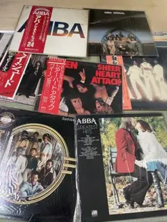 ABBA・Queen・The Beatles レコードセット
