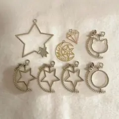 レジン 空枠 レジン枠 ゴールド ゆめかわいい ファンタジー 和風 最終値下げ