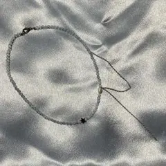 ビーズ ネックレス 星型チャーム