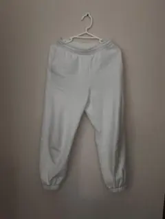 UNIQLO ホワイト ジョガーパンツ M