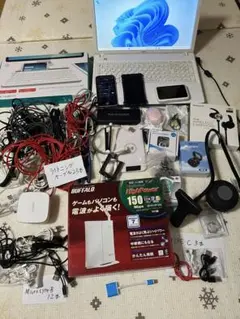 iPhone7 256GB 100％スマホ関係ジャンク詰合わせ+ノートPCおまけ