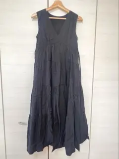 GRL 黒　ノースリーブワンピース