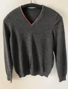 Paul smith グレー Vネック セーター