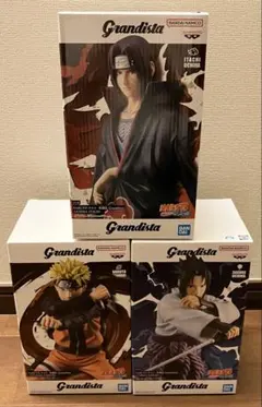 Grandista NARUTO ナルト サスケ イタチ フィギュア３点セット
