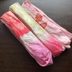 腰紐　3本セット　着物　着付け小物　仮紐　絞り　グラデーション