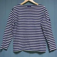 美品 SAINT JAMES セントジェームス ロンT ボーダー フランス製 M