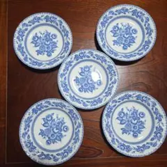 東濃陶器　Royal Rose 5枚セット　深皿　パスタ皿　カレー皿のサムネイル
