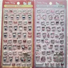 【正規品】 ボンボンドロップシール ミニ キティ2種
