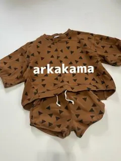 arkakama《アルカカマ》トレーナー スウェット ショートパンツセット120のサムネイル