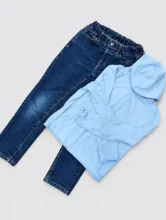 美品　ユニクロ　130　パーカー　ジーパン　長ズボン　男の子　まとめ売り