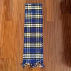 Johnstons of Elgin チェック柄カシミヤマフラー