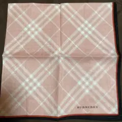 新品☆BURBERRY☆ピンクチェック☆ハンカチ☆