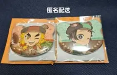鬼滅の刃　実りの秋まつり　くま缶バッジ　煉獄杏寿郎　竈門炭治郎　2点セット