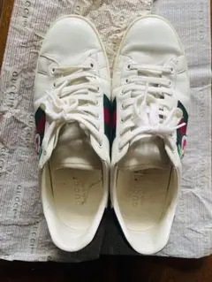 GUCCI チェリー刺繍 レザー スニーカーのサムネイル