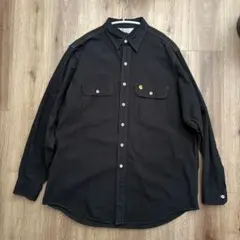 Carhartt ブラック 長袖シャツ　後染め
