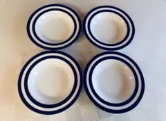 栗原はるみ　白と紺のプレート