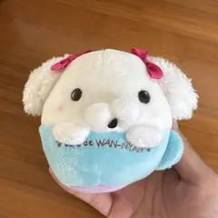 犬のキャラクターぬいぐるみ チェーン付き